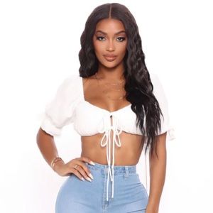 South beach crop top Size medium